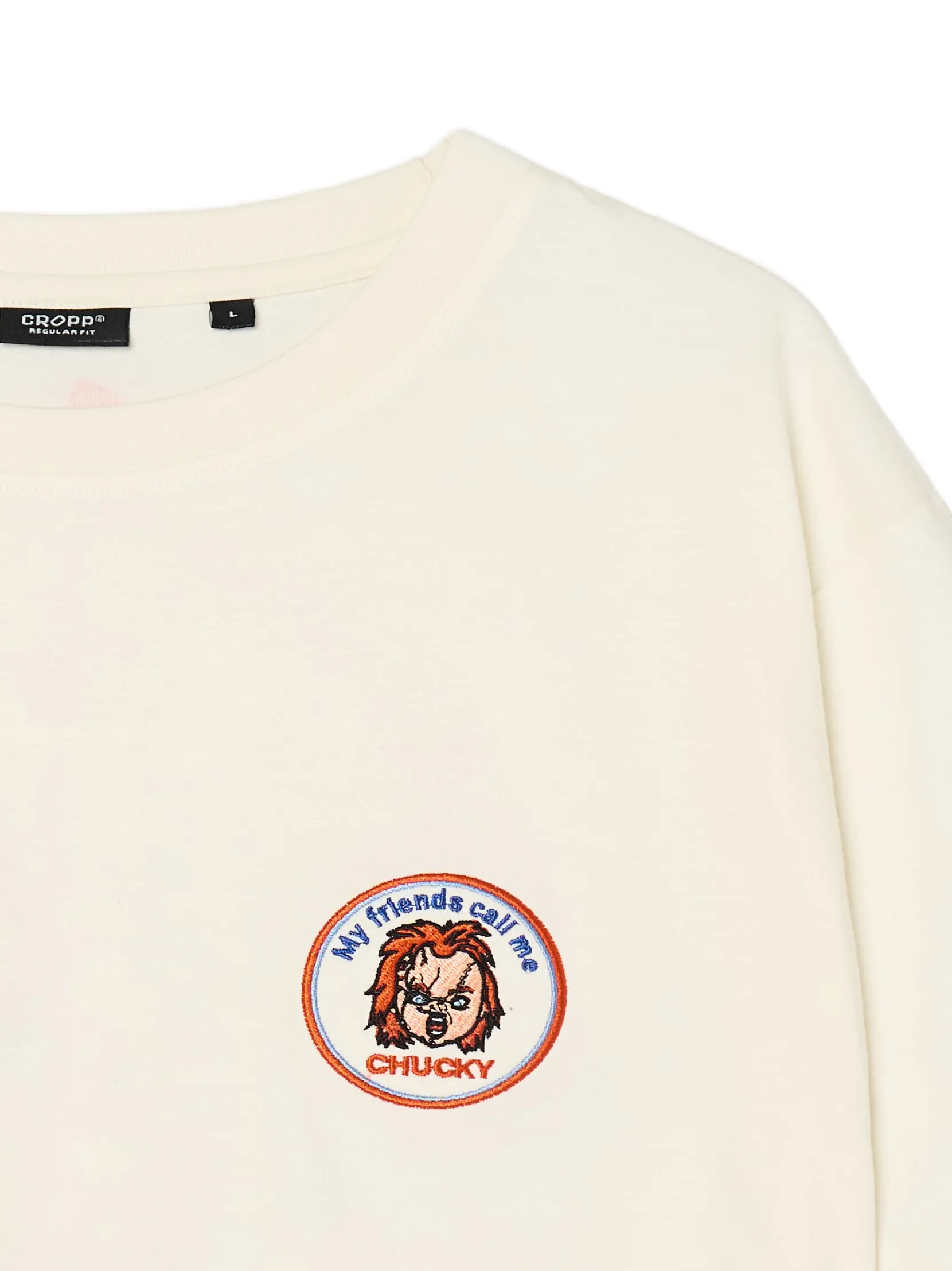 New T-shirt z nadrukiem Chucky Koszulki
