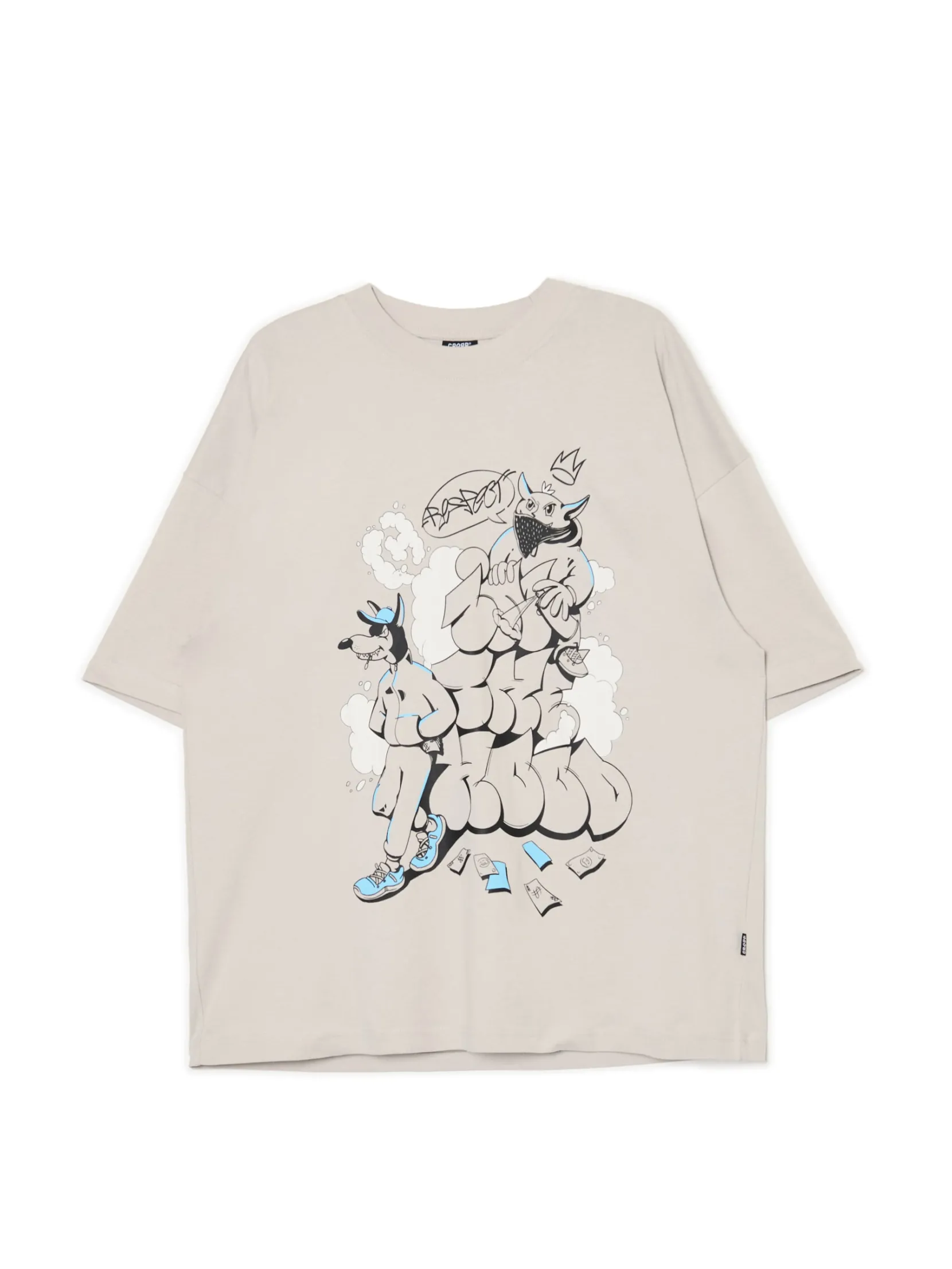 Best T-shirt z nadrukiem graffiti Koszulki