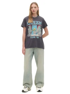Fashion T-shirt z nadrukiem Queen Koszulki, Topy