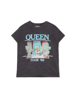 Fashion T-shirt z nadrukiem Queen Koszulki, Topy