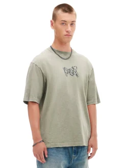 Sale T-shirt z postrzępionymi brzegami Koszulki