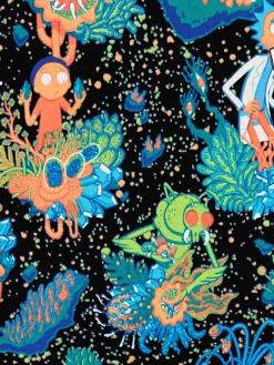 Online T-shirt z printem all over Rick i Morty Koszulki
