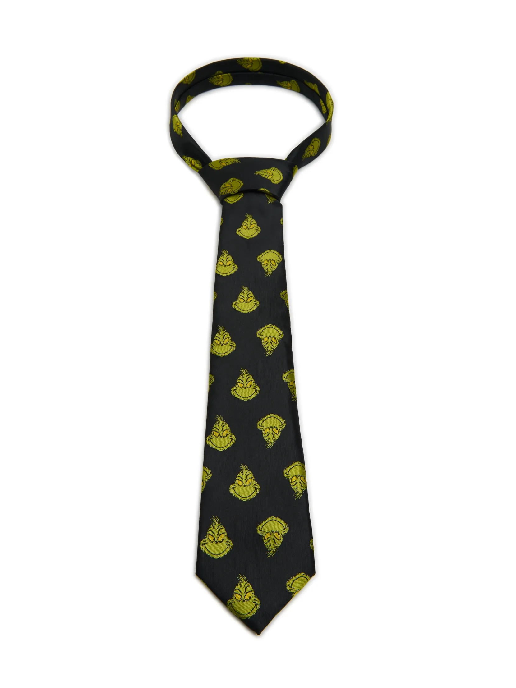 Fashion Świąteczny krawat Grinch Krawaty|Akcesoria Świąteczne