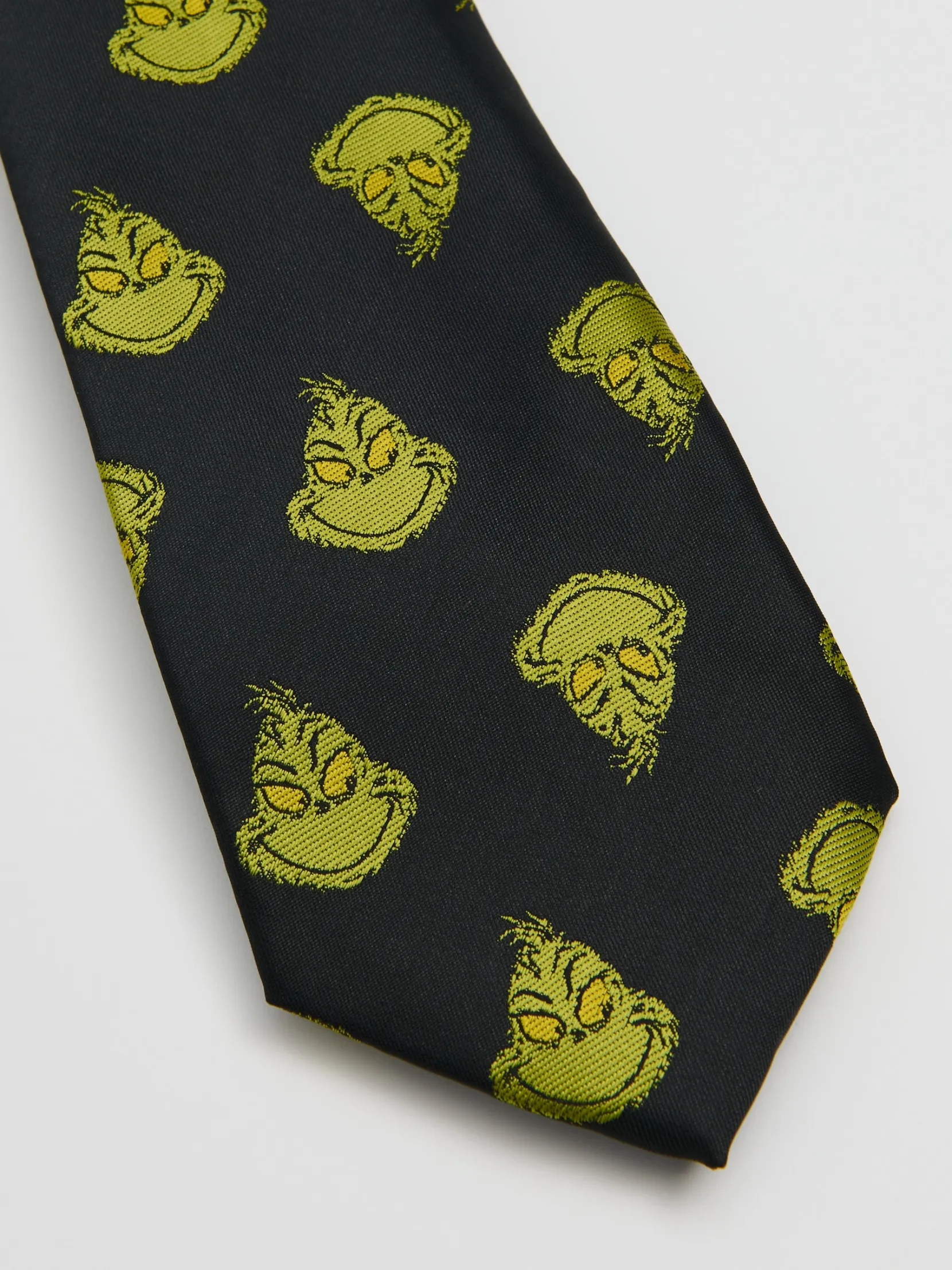 Fashion Świąteczny krawat Grinch Krawaty|Akcesoria Świąteczne