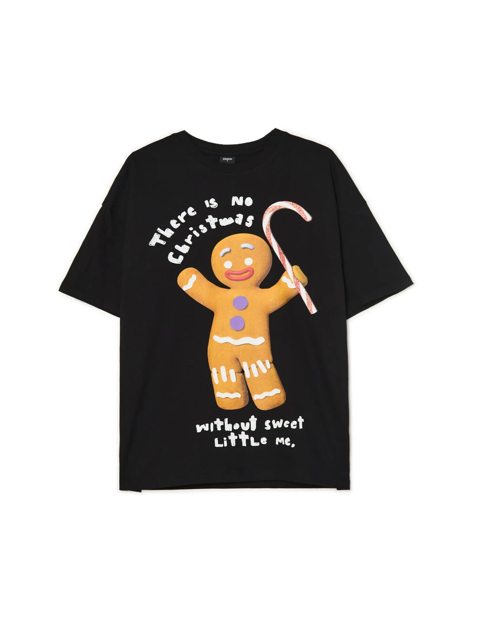 Outlet Świąteczny T-shirt z Ciastkiem Ubrania Świąteczne|Koszulki, Topy
