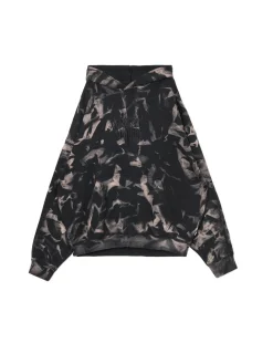 Best Wzorzysta bluza z kapturem z naszywką Bluzy