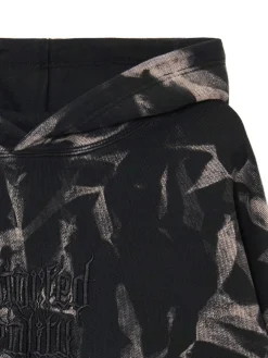 Best Wzorzysta bluza z kapturem z naszywką Bluzy