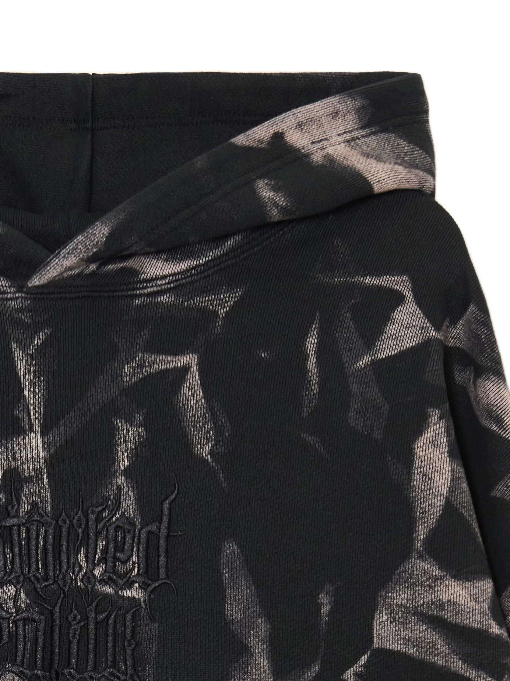 Best Wzorzysta bluza z kapturem z naszywką Bluzy