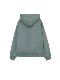 Best Zielona bluza z kocim motywem Bluzy