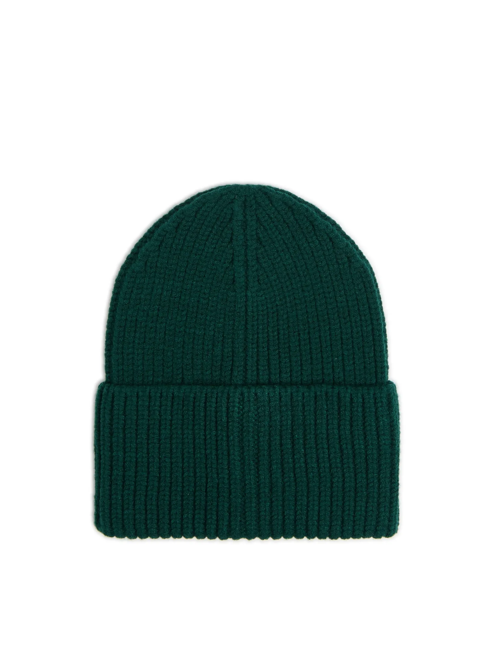 Discount Zielona czapka beanie Czapki