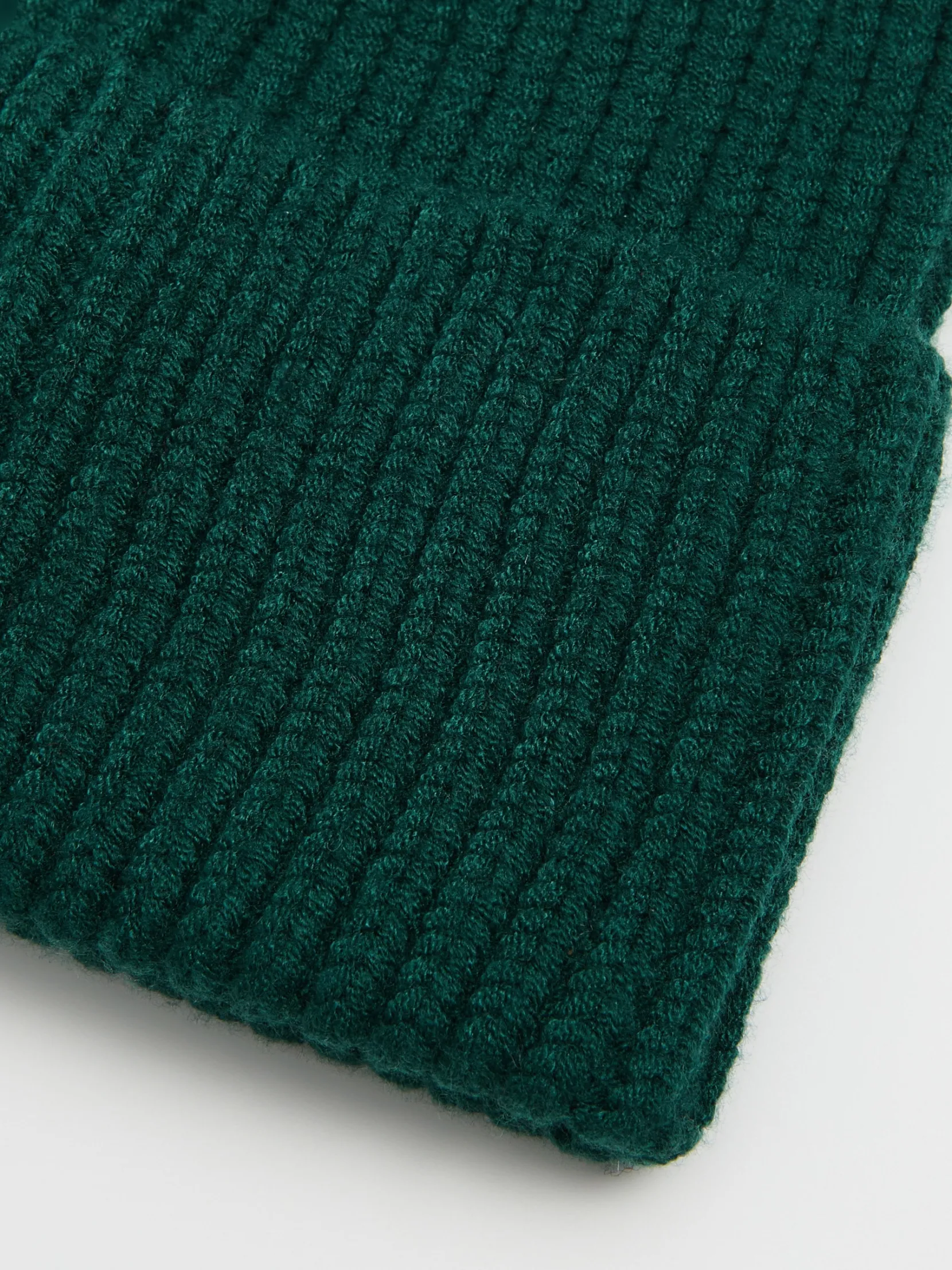 Discount Zielona czapka beanie Czapki
