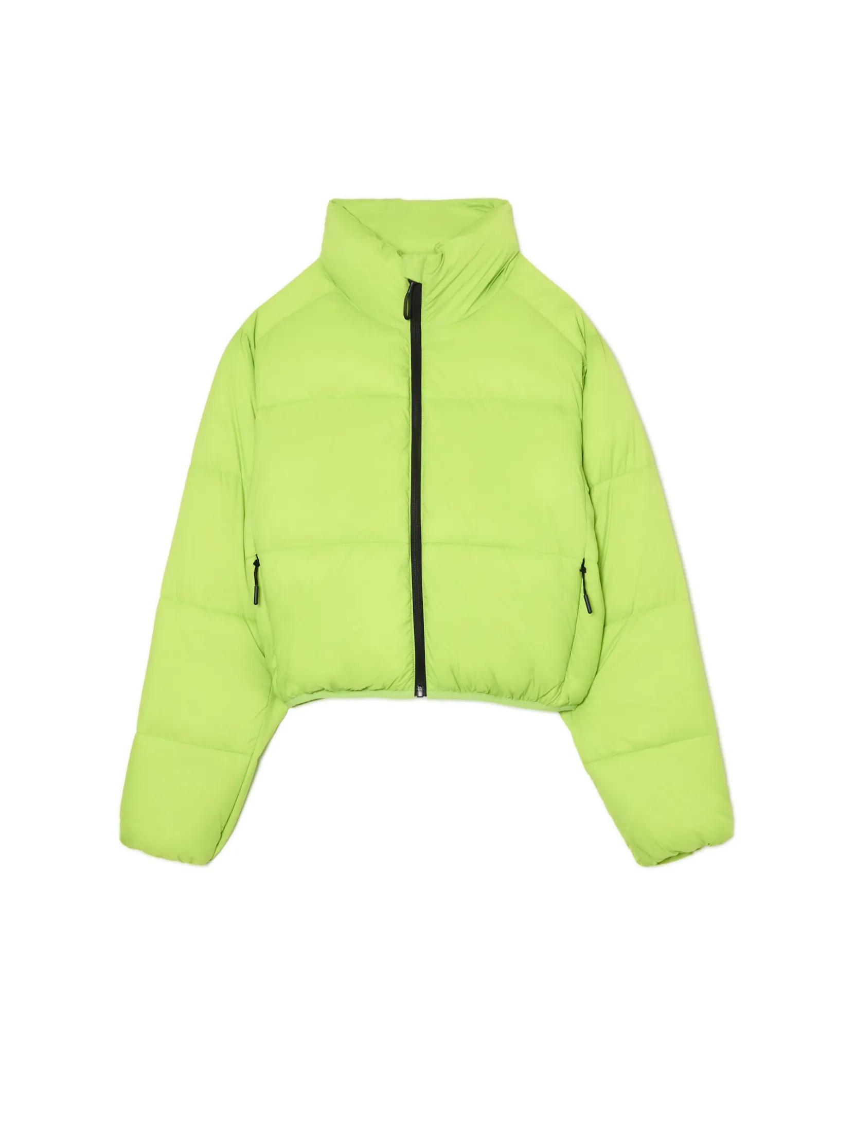 Clearance Zielona kurtka puffer Kurtki, Płaszcze