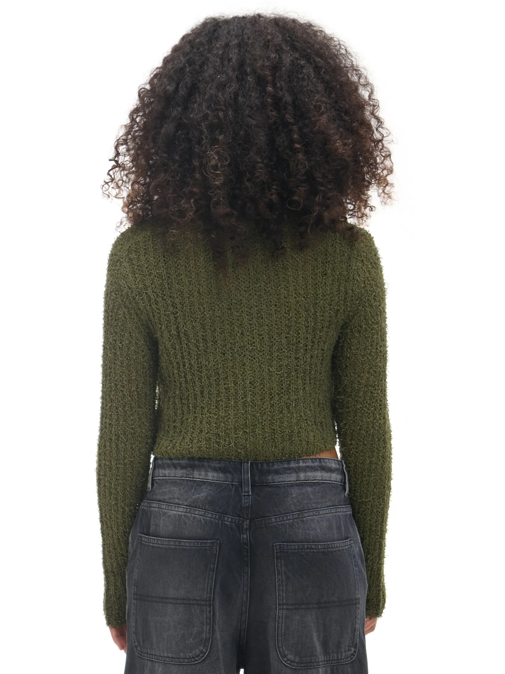 Fashion kardigan z wiązaniem Swetry